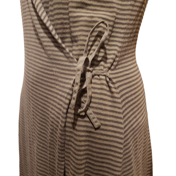 BRYN WALKER Striped Wrap Dress - Picture 2 of 5